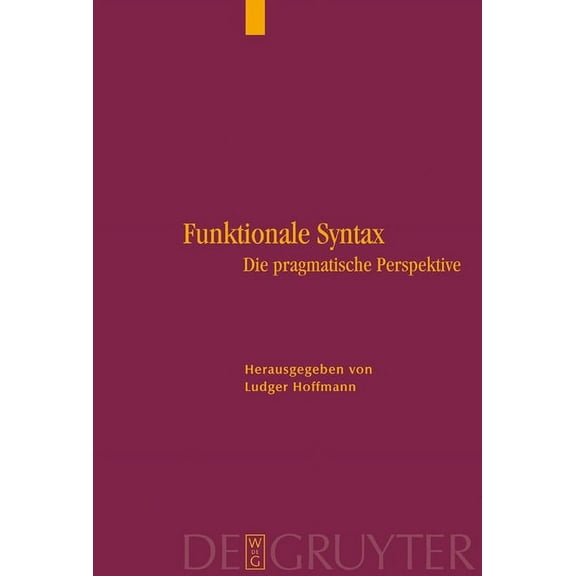 Funktionale Syntax (Hardcover)