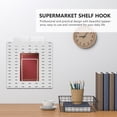 thumbnail image 4 of WEUVEB 1Pc White Pegboard Storage Shelf Plastic Hanging Shelf for Home Office Kitchen Use, 4 of 8