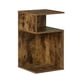 thumbnail image 4 of Mesa Auxiliar HOMEMAKE FURNITURE Mesita de Noche Estilo Flip Marrón Vintage, 4 of 6