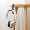thumbnail image 4 of Rutiya Headphone Hook Holder Clip-side Anti-Drop Design Curved to Protect Prevent Slipping Desktop Bookcase Headphone Holder, 4 of 8