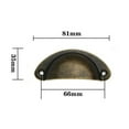 thumbnail image 3 of 6Pcs Cup handles Shell Pull Kitchen Cupboard Cabinet Door Furniture Drawer, 3 of 4