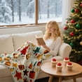 thumbnail image 5 of LSLJS Throw Blanket-Under $16 Christmas Decorations 40x52" Soft Warm Plush Blanket Winter Cozy Gifts Fleece Blanket for Couch Bed Festive Home Decor, 5 of 7