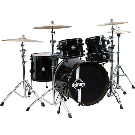 ddrum Reflex Series 5-Piece Shell Pack - Black/Black