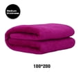 thumbnail image 3 of Microfiber Bath Towel Water-absorbent Bathing Cloth Spa Fitness Shower Machine Washable Soft Washcloth for Home Bathroom Wine red 100*200/Medium thick, 3 of 8