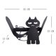 thumbnail image 2 of Soporte de rollo de papel higiéco de gato de hierro decorativo, montado en la de pie libre para el baño, accesorios de baño Sunnimix Portarrollos de papel higiénico novedoso, 2 of 8