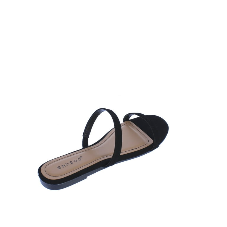 Bamboo double strap sandals hot sale
