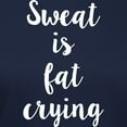 thumbnail image 3 of CafePress - Sweat Is Fat Crying Women's Classic T Shirt - Women's Traditional Fit Dark T-Shirt, 3 of 4
