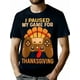 thumbnail image 1 of Camiseta 100 % algodón, tallas S-XXXL, color negro, con temática de Acción de Gracias, para videojuegos, otoño, pavo, para hombre, 1 of 6