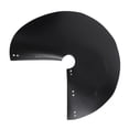 thumbnail image 5 of Deflector profesional para ardillas de acero galvanizado que evita el robo de ardillas para comederos de pájaros, color negro, 5 of 5