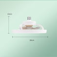thumbnail image 2 of Mistaha Adjustable Brightness LED Ceiling Fan Light with Remote Control, E27 Base, Aromatherapy, Bedroom Lighting, Yellow Shade, 50W, 280*130MM, White, 85-265V, 3200K-6500K, 28*28*13cm, 730g,, 2 of 6