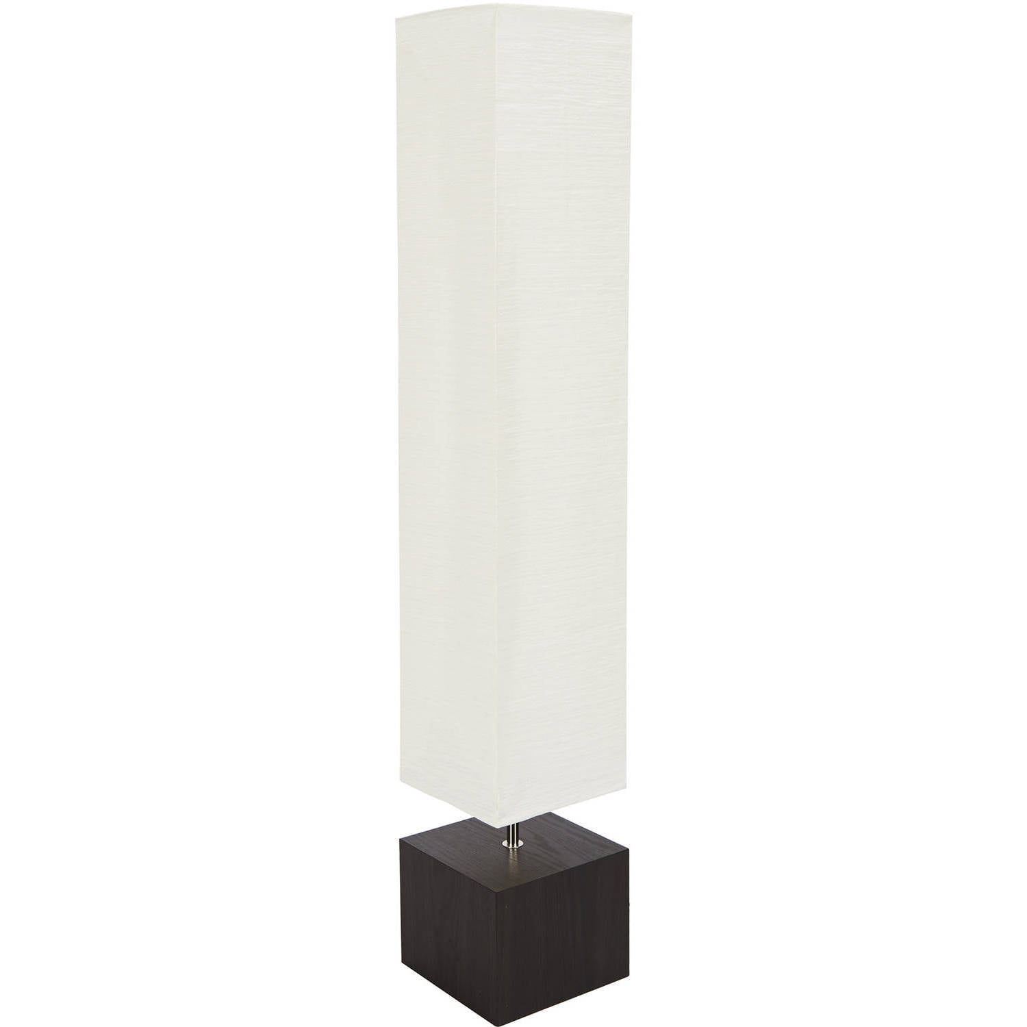 Mainstays White Rice Paper Floor Lamp 