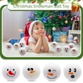 thumbnail image 4 of 20 Pcs Snowman Stress Ball Snowmen Stress Toys Stress Relief Christmas Party Favors for Party Bag Filler Stocking Stuffers Gifts Suitable for Ages 3+, 4 of 5