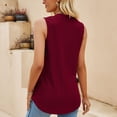 thumbnail image 4 of Askfv Womens Tank Tops V Neck Sleeveless Summer Tshirts for Lady Tops Tee Blouse, 4 of 4