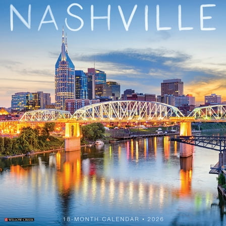 Nashville 2026 Wall Calendar, (Paperback)