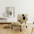 thumbnail image 2 of Designart "Colorful Mid Century Minimalist Oasis IV" Upholstered Abstract Collages Accent Chair and Modern & Contemporary Arm Chair - Multiple Color & Pattern, 2 of 7