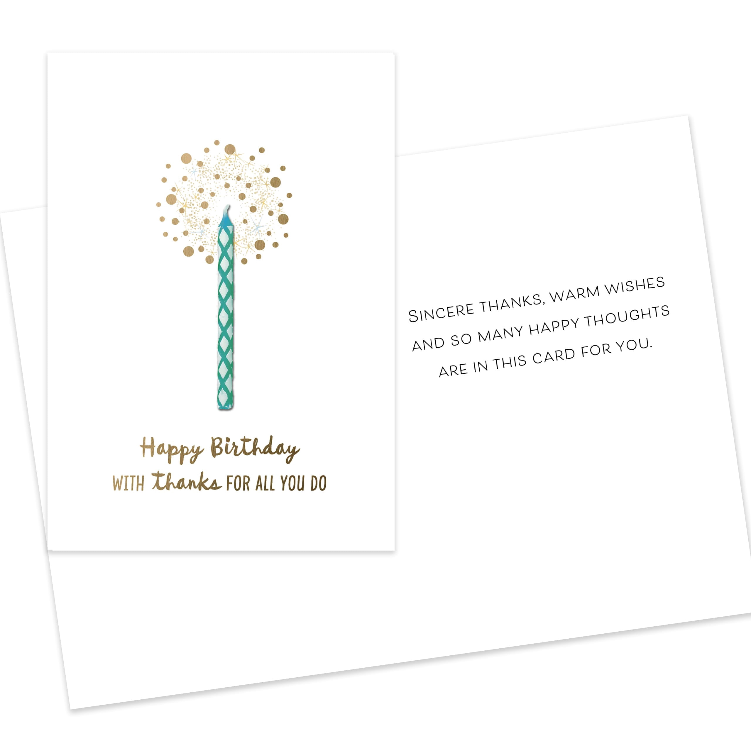 Hallmark Business Bulk Assorted Employee Birthday Cards (Cake, Candles & Color), 25 ct.