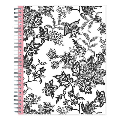 2026-2027 Blue Sky Analeis 8" x 10" Academic Monthly Planner, Plastic Cover, Black/White (130613-A27)