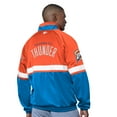 thumbnail image 2 of Men's Starter Blue/White Oklahoma City Thunder The Veteran Tricot Track Raglan Full-Zip Jacket, 2 of 2