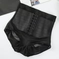 thumbnail image 2 of BYHONG Womens Thin High Waisted Shaping Waist Waist Waist Lifting Beauty Underwear Womens&nbsp;Panties Black L, 2 of 7
