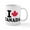 White, variant on CafePress - I Love Canada Mug - 11 oz Ceramic Mug - Novelty Coffee Tea Cup
