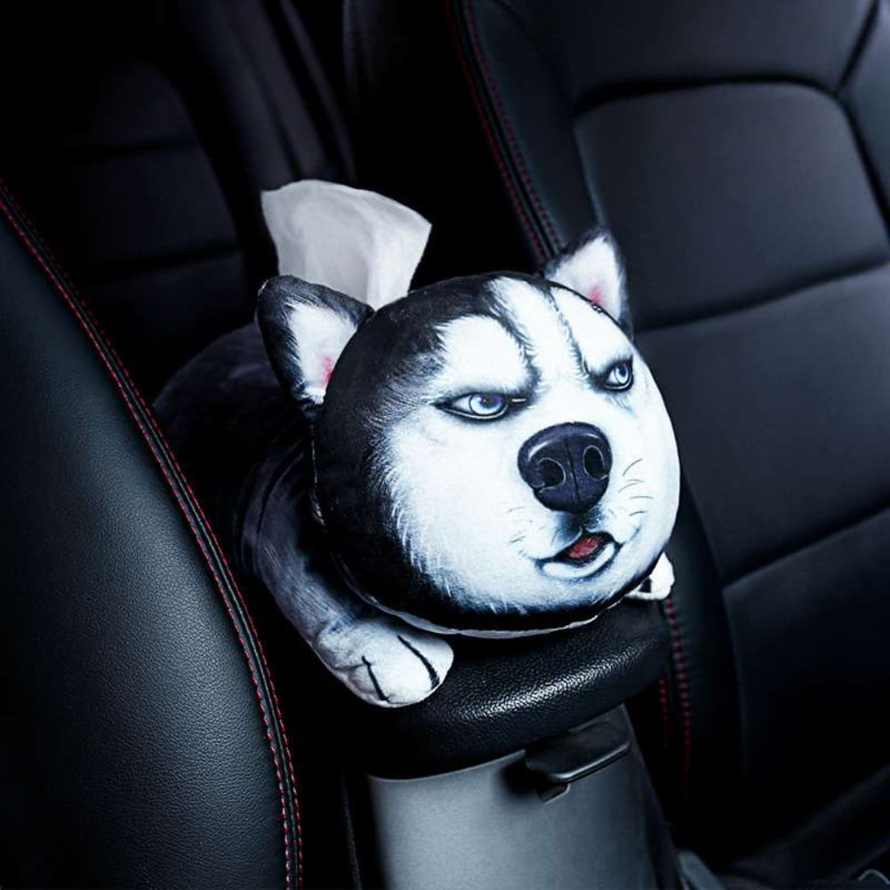 Tissue Box Holder For Car Car Tissues Holder Creative Musical Dog Doll  Tissue Box Car Backrest Armrest Box Tissue Holder, Car Drawer Box Can Be  Hung C