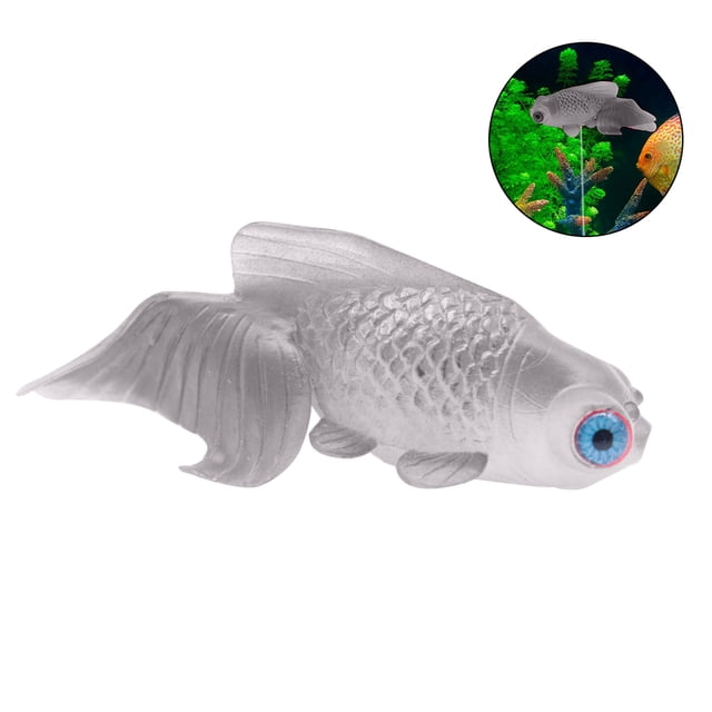 Silicone Artificial Fish Aquarium Decortion High Simulation Lifelike Floating Fake Betta Fish Tank Ornament