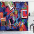 thumbnail image 1 of Ambesonne Contemporary Shower Curtain, Modern Art Picture, 69"Wx75"L, Multicolor, 1 of 3
