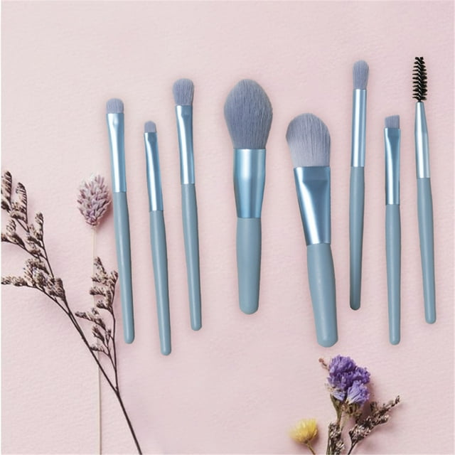 TopLLC Makeup Brushes Mini Makeup Brushes Set Cosmetics Brush Kit Makeup Tools 8pc makeup brushes
