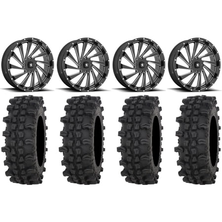 MSA Blade 20 Wheels Milled 33 ACP Tires Kawasaki Teryx Mule