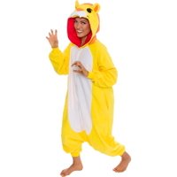 SILVER LILLY Unisex Adult Plush Animal Cosplay Costume Pajamas (Lion)