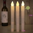 thumbnail image 3 of 5PCS LED Electronic Candle Long Rod Candle Battery Powered Candle No Battery Included(White), 3 of 9