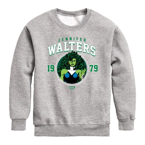 Marvel - Walters She Hulk - Youth Boys Crew Fleece Sweatshirt