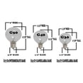 thumbnail image 5 of Novelty Lights 100 Feet Blue G40 Globe Outdoor Patio String Lights, Brown Wire, 5 of 6