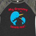 thumbnail image 4 of Inktastic My Grammy Loves Me Narwhal Family Boys or Girls Toddler T-Shirt, 4 of 5