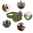 thumbnail image 4 of Termos para agua Riñonera deportiva Riñonera deportiva para caza Senderismo Escalada (Verde militar), 4 of 6