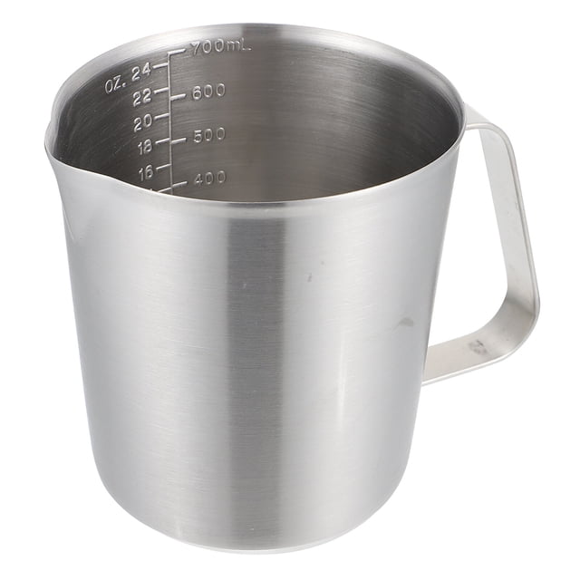 Shisuyan Milk Frothing Pitcher Espresso Steaming Pitcher 700ml Stainless Steel Milk Frother Steamer Cup