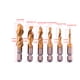 thumbnail image 3 of Eigraketly 6 unids/set juego de brocas compuestas herramienta de perforación de brocas de tornillo en espiral con rosca de vástago de 1/4 Artesanía, 3 of 6