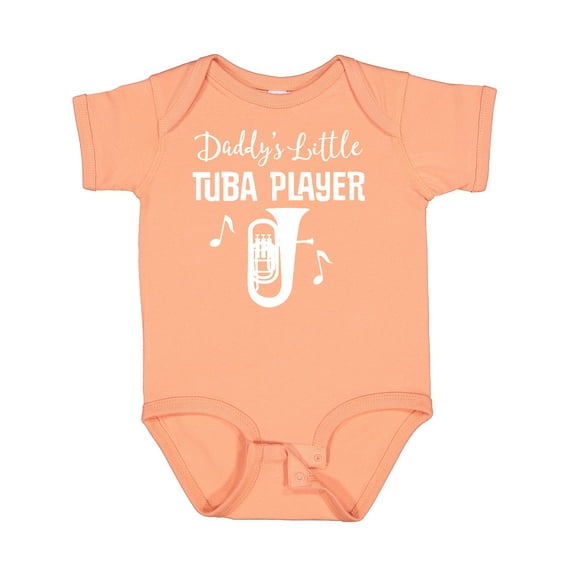 Inktastic Future Tuba Player (daddys Little) Boys or Girls Baby Bodysuit