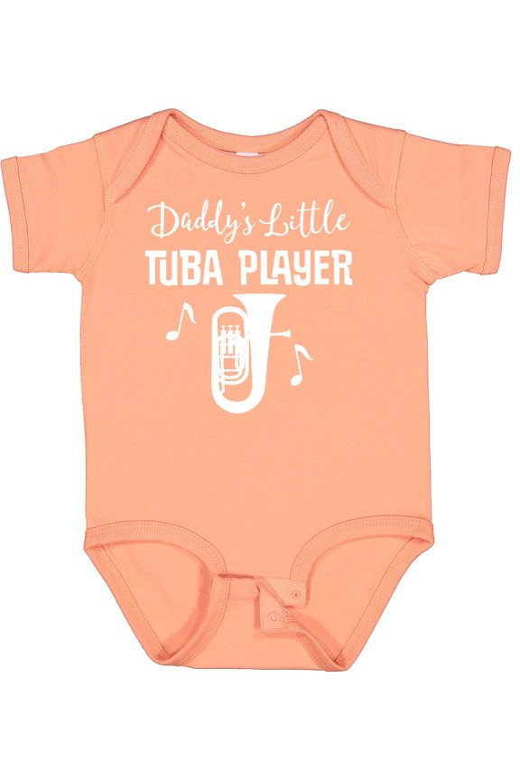 Future Tuba Player (daddys Little) Boys or Girls Baby Bodysuit