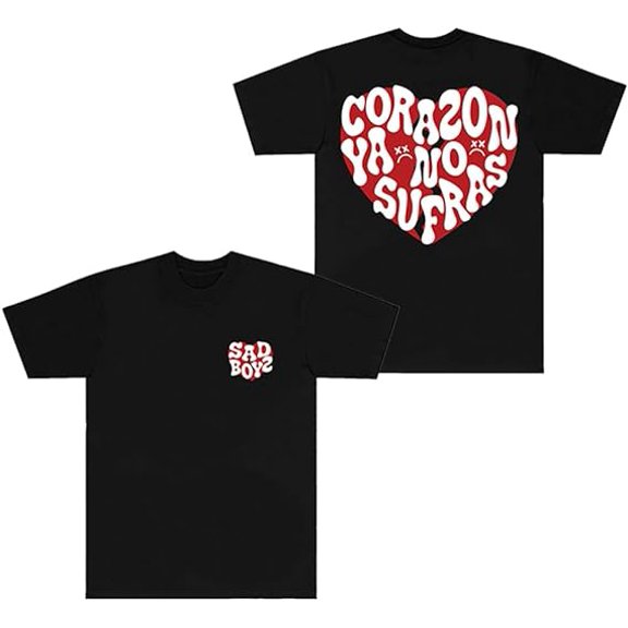 Juniors H Merch,Ya No Sufras Logo Tee Summer For Women Men Cosplay Tshirt Short Sleeve