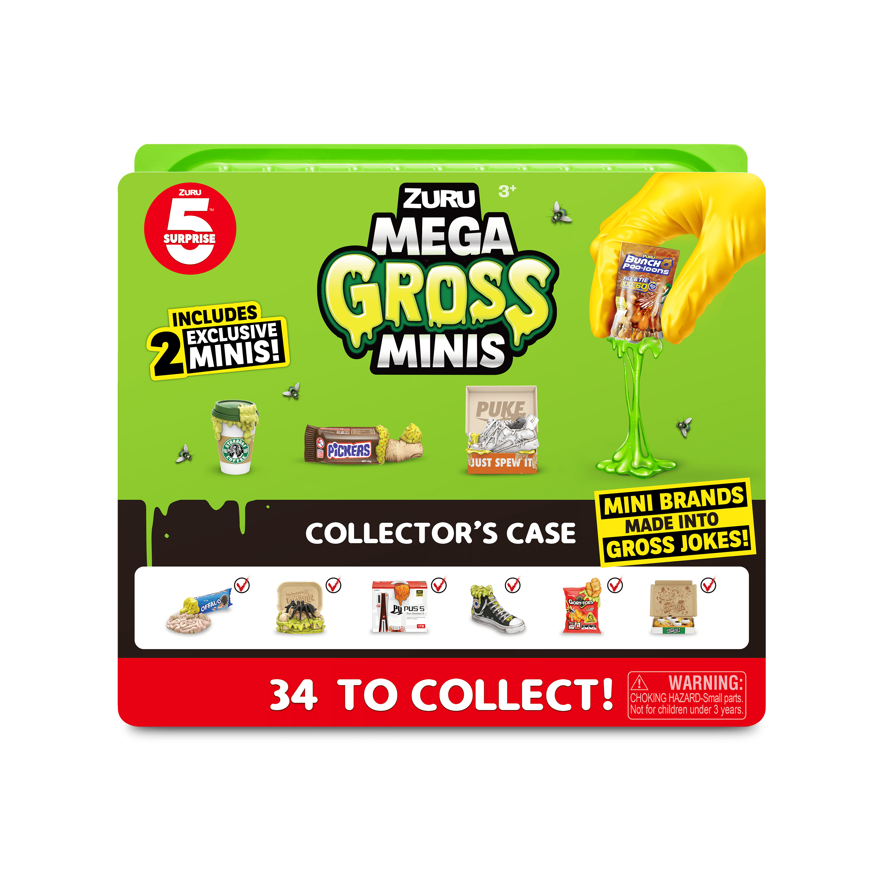 5 Surprise Mega Gross Minis Collector's Case by ZURU