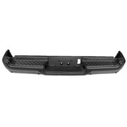 REAR STEP BUMPER ASSEMBLY; 1500 SERIES REBEL AND TRX; BLACK POWDER
