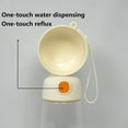 thumbnail image 4 of Dog Water Bottle with Food Container, Lightweight and Portable Pet Water Bottle - Leakproof Dog Travel Water Bottle for Pets Outdoor Walking, Travel (White Drinking + Feeding - 400ml + 185ml), 4 of 5
