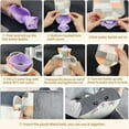 thumbnail image 4 of LZCKDPX Hot Water Bottle wtih Cover, Hot Water Bag, 1L Rubber Warm Hot Water Bottles Pouch with 130cm Long Soft Waist Cover for Neck, Shoulder, Back, Hand, Legs and Period Pain Relief, 4 of 7