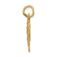 thumbnail image 2 of 14K Yellow Gold Charm Pendant Themed 22 mm 12 Inri Diamond-Cut Crucifix, 2 of 4