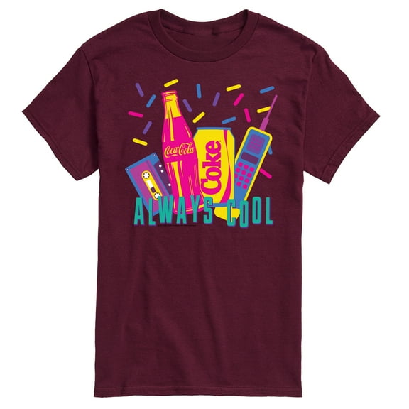 Coca-Cola - 90's Retro Style - Always Cool - Men's Short Sleeve Graphic T-Shirt
