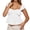 C-White152, variant on DHFJKG Womens Hollowed Out T Shirt Summer Beach Top Cute Y2K Clothes Short Sleeve Square Neck Flare Hem Cropped Soft Tops