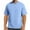 #Sky Blue, variant on DPTALR Men's Casual Solid Color Thin Style Button Pocket Sleeveless T-shirt,Gray, XXXL