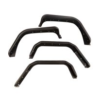 Rugged Ridge by RealTruck HD Tube Fenders for Wrangler JL | Front & Rear Set, Steel, Black | 11615.73 | Compatible with 2018-2024 Jeep Wrangler JL