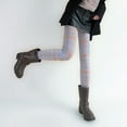 thumbnail image 4 of Women Body Thigh High StockingsThigh High Tights Stockings Long Plaids Printing Pantyhose Stockings Leggings Socks, 4 of 18